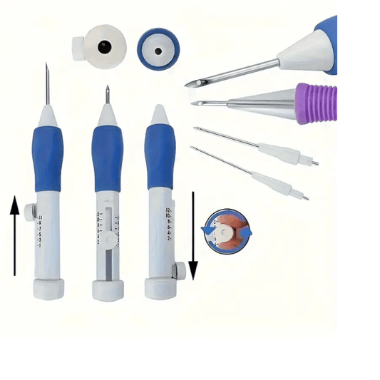 Agulha Mágica de Bordado (Punch Needle Set)