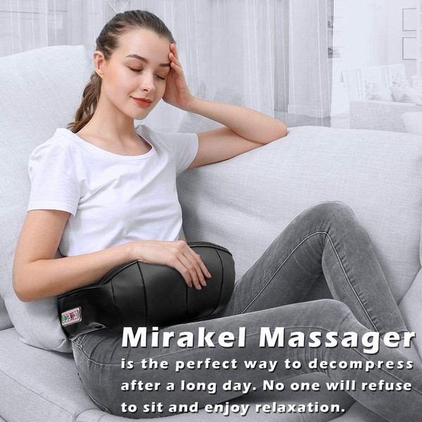 Neck Shoulder Massager Electric Heating Kneading Chawl Promote Blood Circulation Massage Therapy Machine