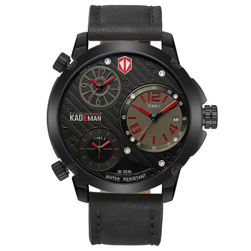 KADEMAN Men's Watch Luxury Brand Large Dial Military Sport