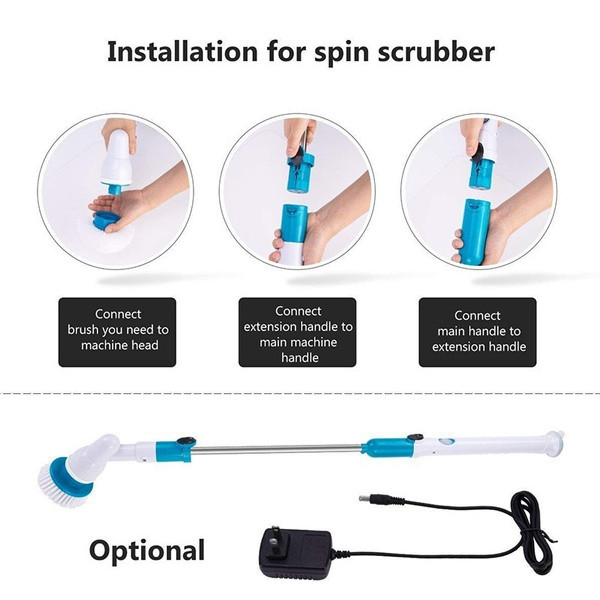 Scrubber Turbo Scrub Cleaning Brush Cordless