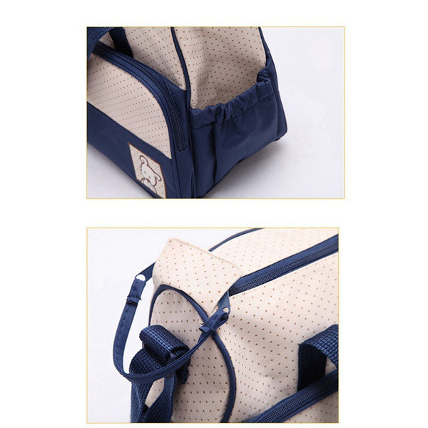 5Pcs Multifunctional Baby Diaper Bag