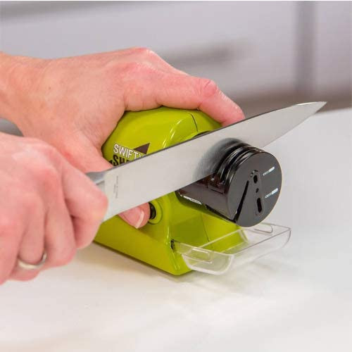 Cordless, Motorized knife sharpener
