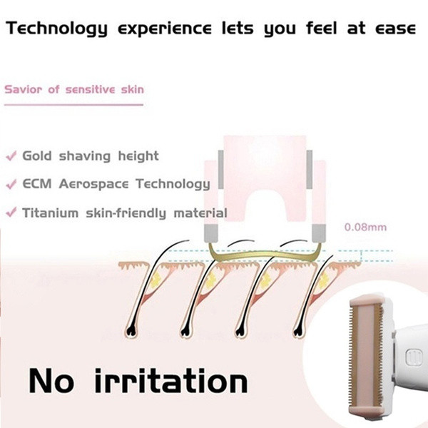 Painless Female Shaver Rechargeable