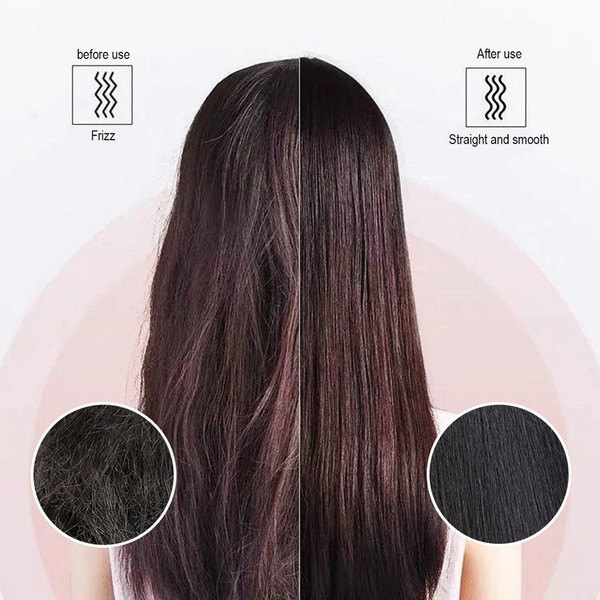 Professional Hair Straightener Brush Ceramic Electric Hair Straightener Beard Brush Fast Heating Curler Hair Straightener Comb Styler