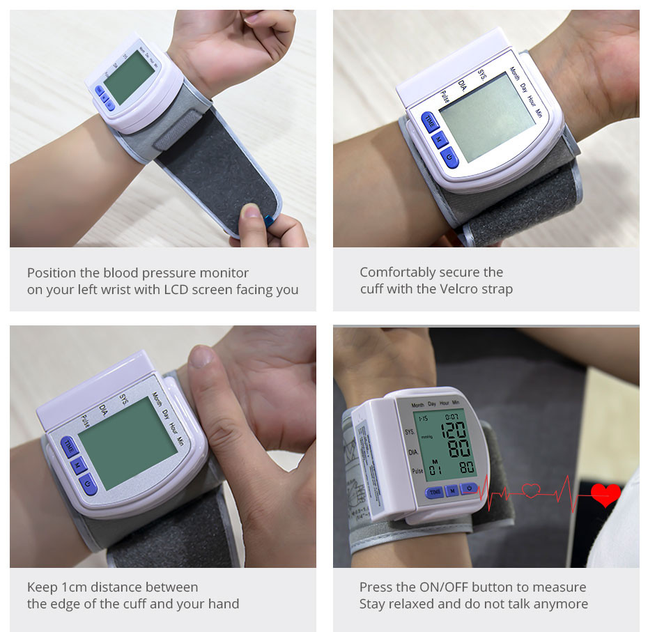 Wrist Blood Pressure Monitor