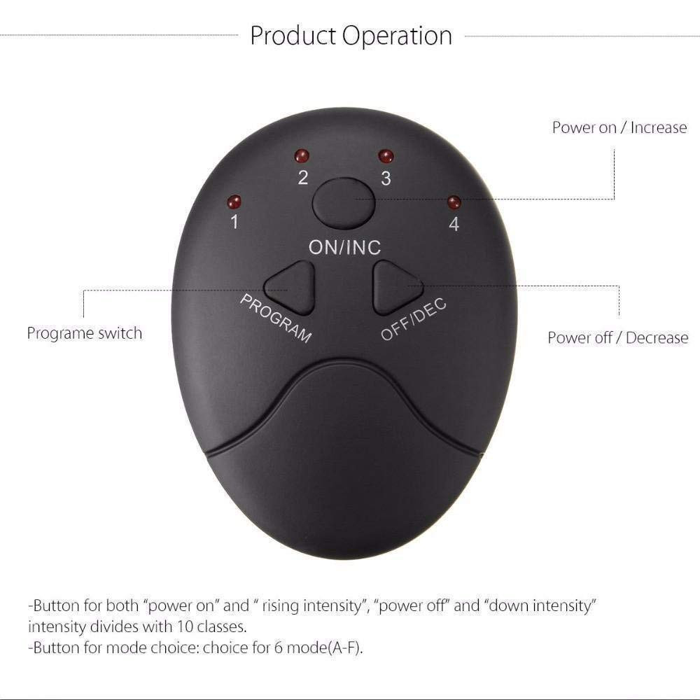 Electric Smart EMS Abdominal Muscle Fitness Muscle Stimulator Training