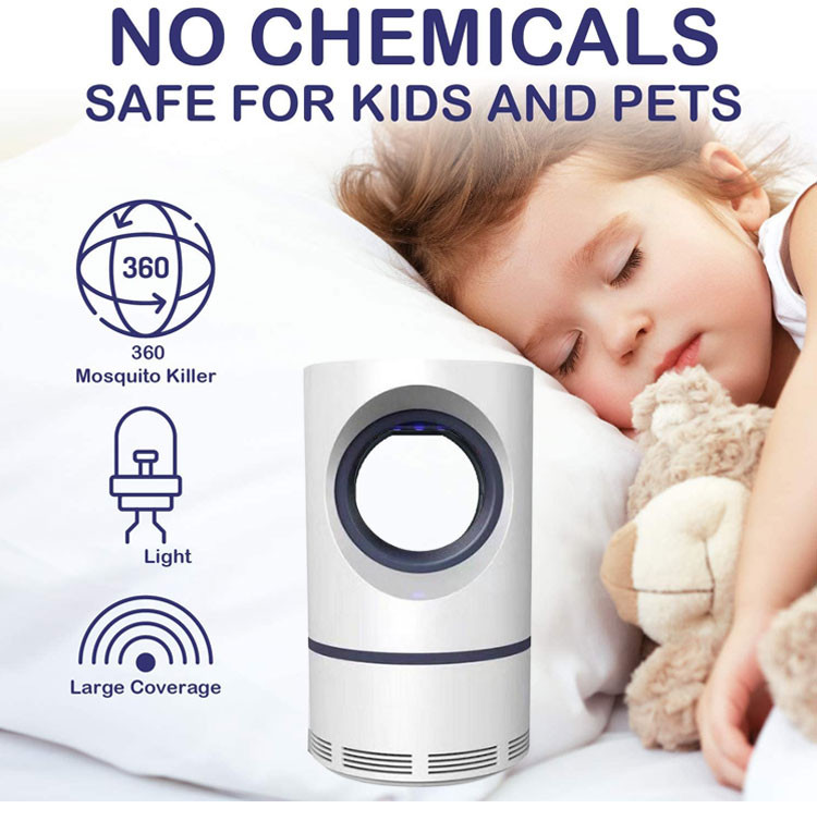 Mosquito Killer with UV LED Light Fan USB