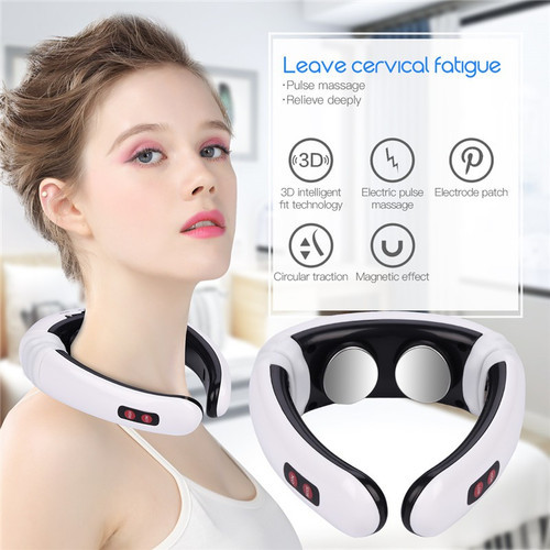 Electric Pulse Acupuncture Magnetic Neck Massager HX-5880