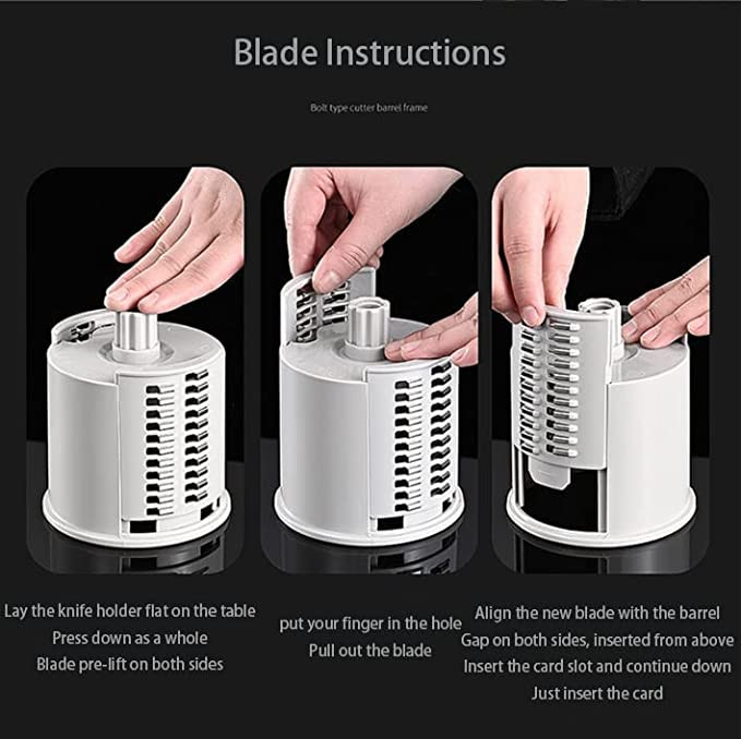 Multifunctional Drum Vegetable Slicer
