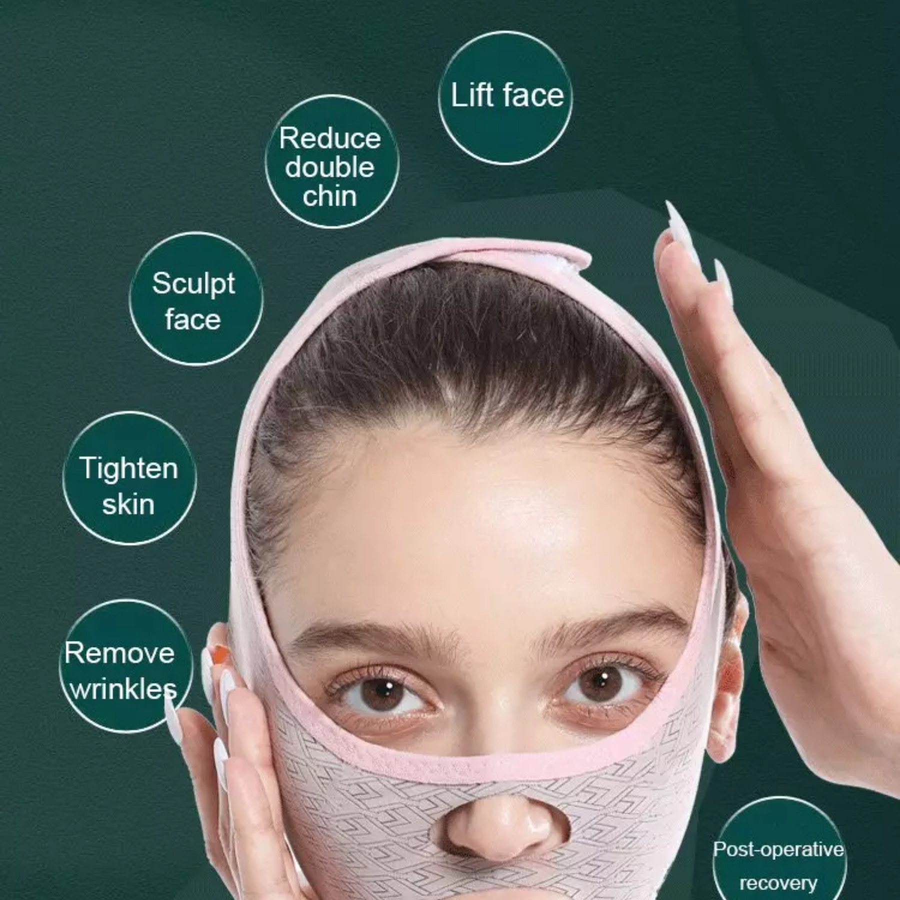 V face lifting belt