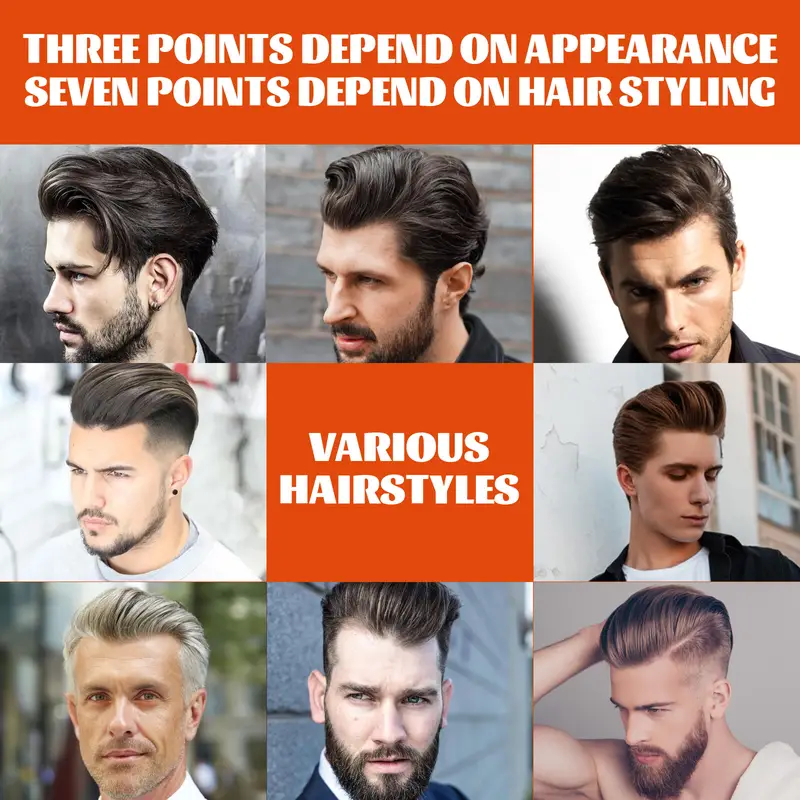 Men’s Salon Grade Hair Gel with Comb
