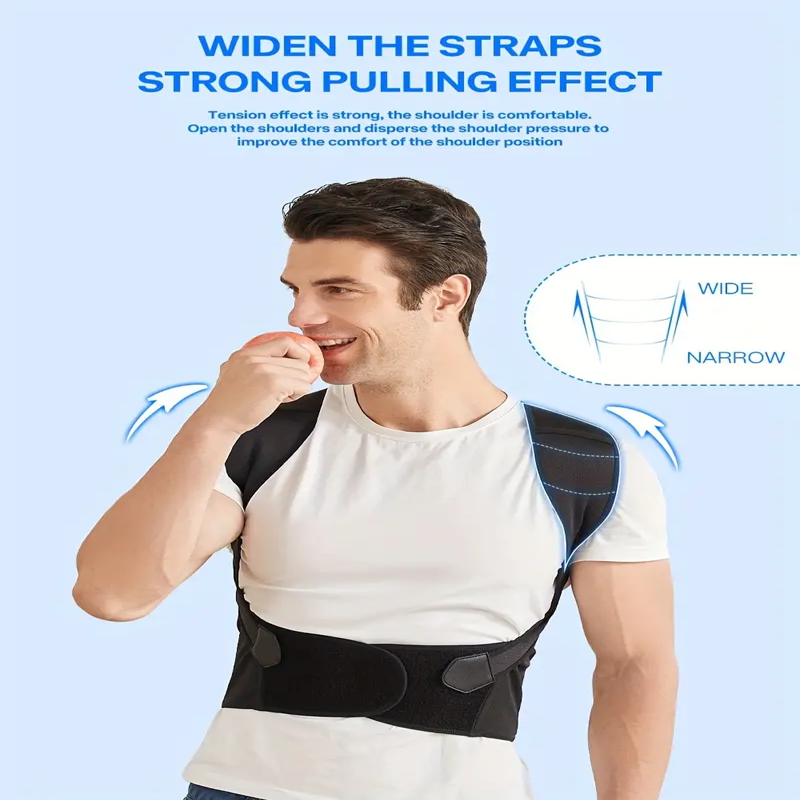 Improve Your Posture Instantly With This Adjustable Back Posture Corrector Belt!