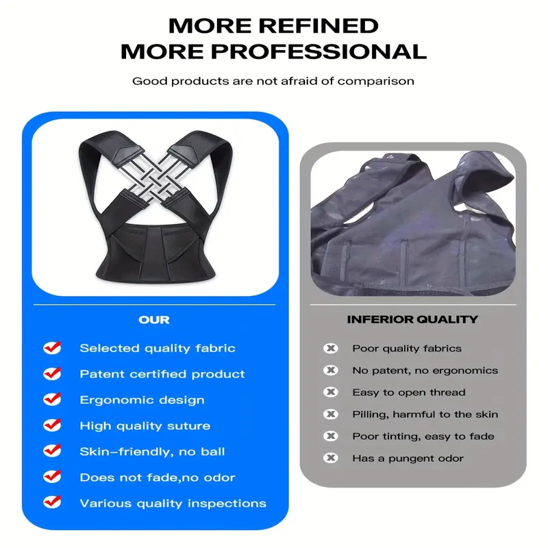 Improve Your Posture Instantly With This Adjustable Back Posture Corrector Belt!