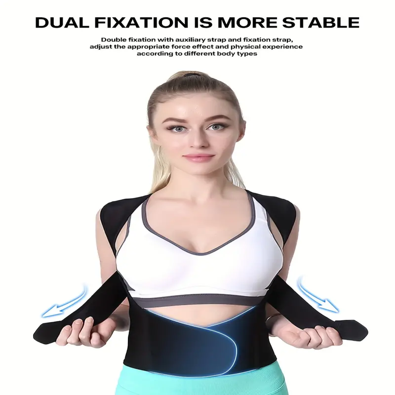 Improve Your Posture Instantly With This Adjustable Back Posture Corrector Belt!